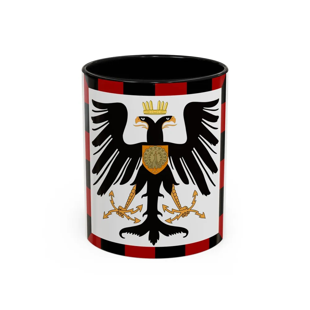 Principality of Albania Crown Prince's standard House of Wied - Accent Coffee Mug 11oz Black - Go Mug Yourself
