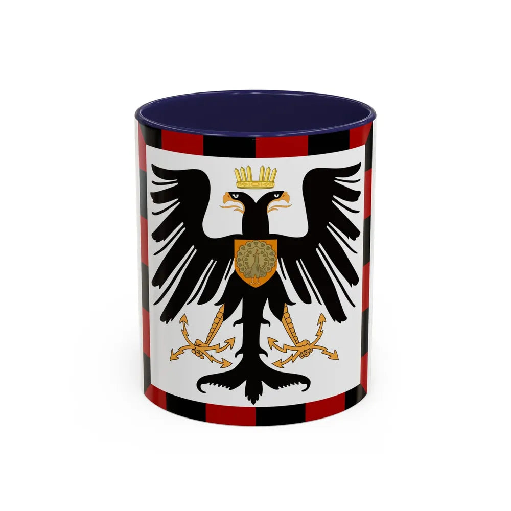 Principality of Albania Crown Prince's standard House of Wied - Accent Coffee Mug 11oz Navy - Go Mug Yourself