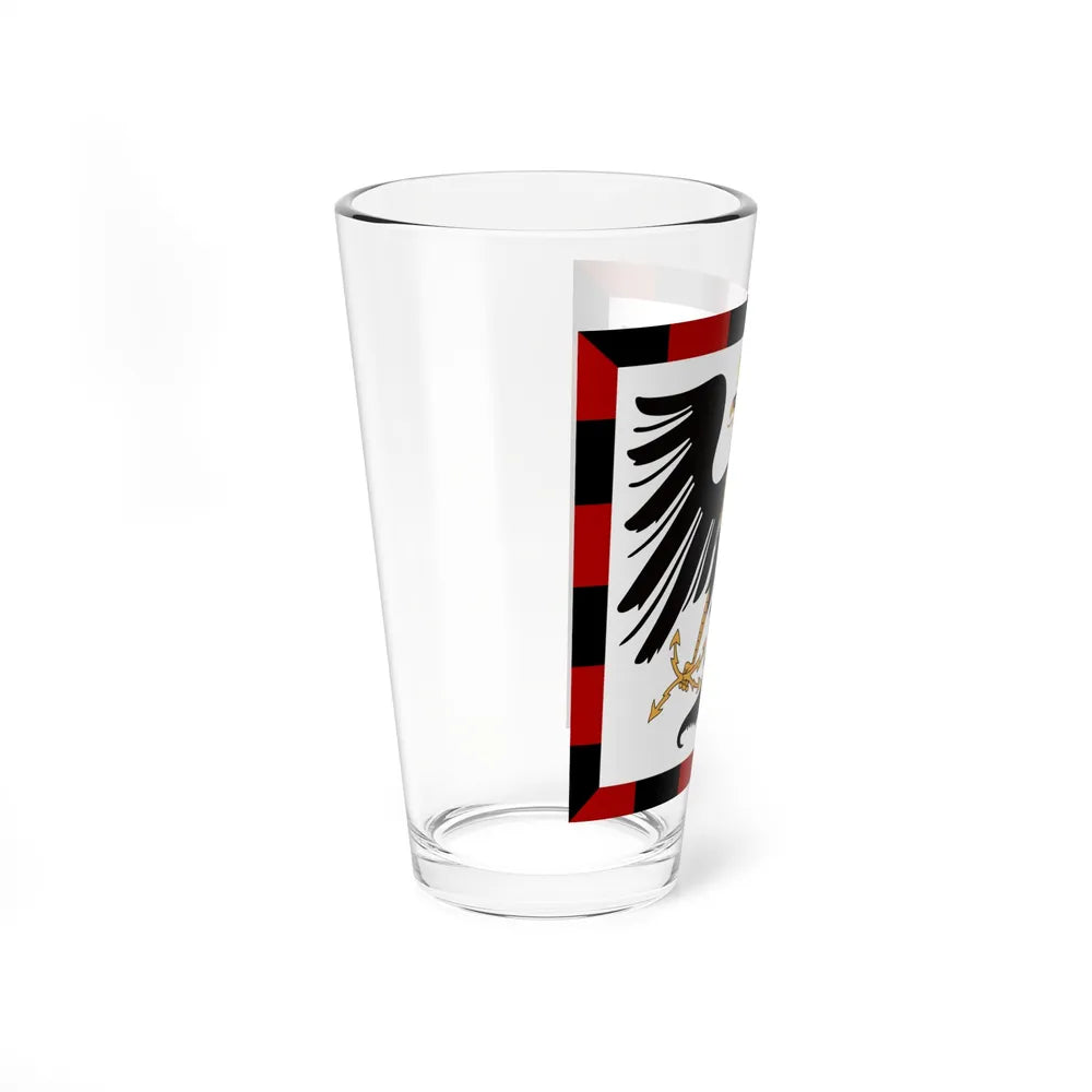 Principality of Albania Crown Prince's standard House of Wied - Pint Glass 16oz - Go Mug Yourself