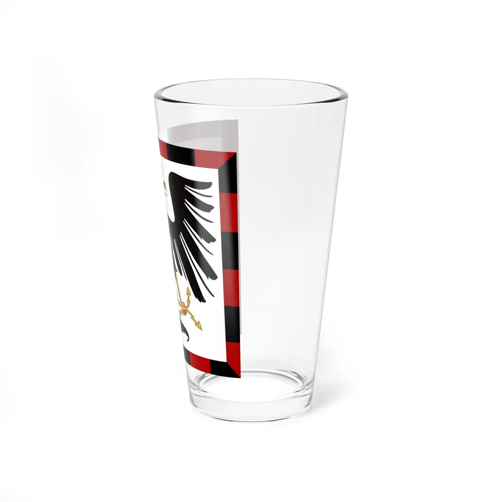 Principality of Albania Crown Prince's standard House of Wied - Pint Glass 16oz - Go Mug Yourself