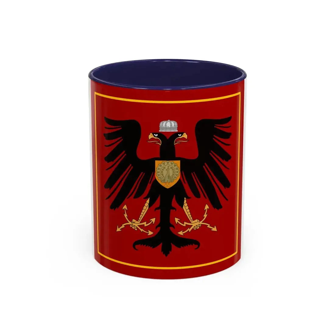 Principality of Albania Princess standard House of Wied - Accent Coffee Mug 11oz Navy - Go Mug Yourself