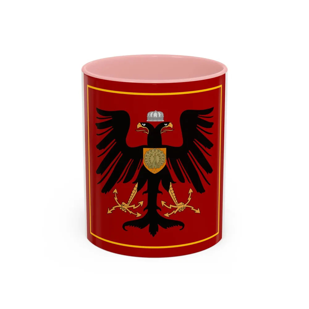 Principality of Albania Princess standard House of Wied - Accent Coffee Mug 11oz Pink - Go Mug Yourself