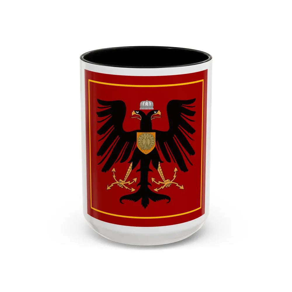 Principality of Albania Princess standard House of Wied - Accent Coffee Mug 15oz Black - Go Mug Yourself