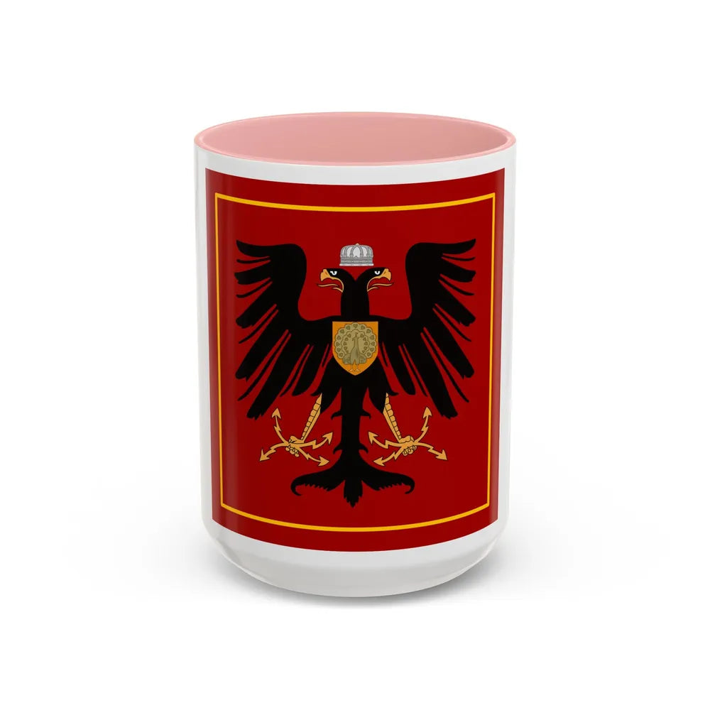 Principality of Albania Princess standard House of Wied - Accent Coffee Mug 15oz Pink - Go Mug Yourself