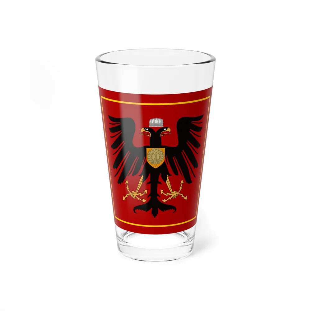 Principality of Albania Princess standard House of Wied - Pint Glass 16oz 16oz - Go Mug Yourself