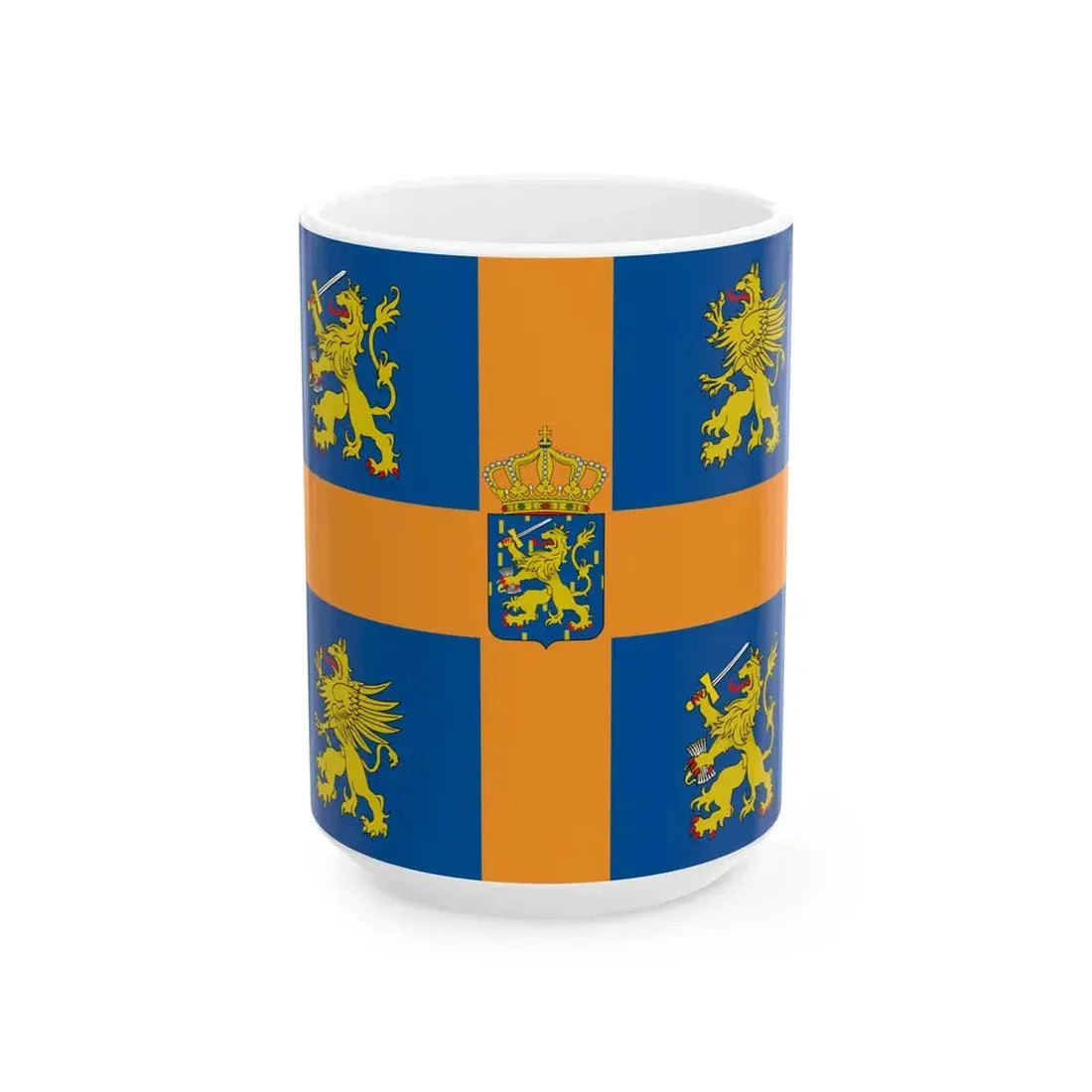 Prins Hendrik 1876-1934 standaard (Netherlands) White Coffee Mug 15oz - Go Mug Yourself