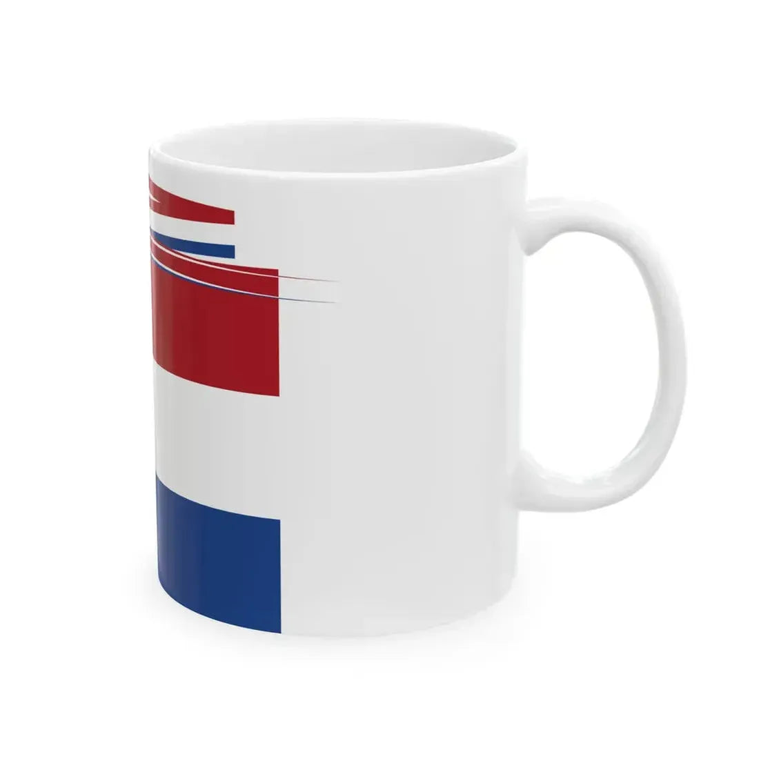 Prins Hendrik der Nederlanden vlag en wimpel 1902-1907 (Netherlands) White Coffee Mug - Go Mug Yourself