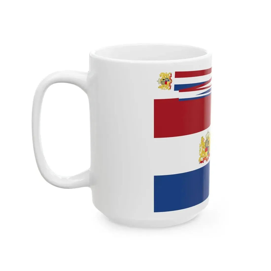 Prins Hendrik der Nederlanden vlag en wimpel 1902-1907 (Netherlands) White Coffee Mug - Go Mug Yourself