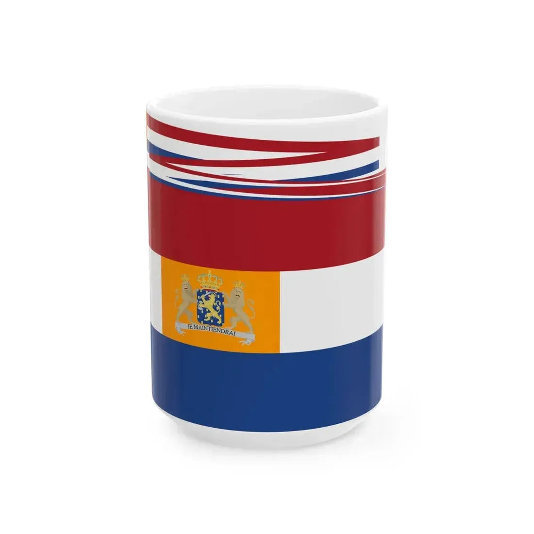 Prins Koninklijke Huis vlag en wimpel Nederland 1898-1908 (Netherlands) White Coffee Mug 15oz - Go Mug Yourself