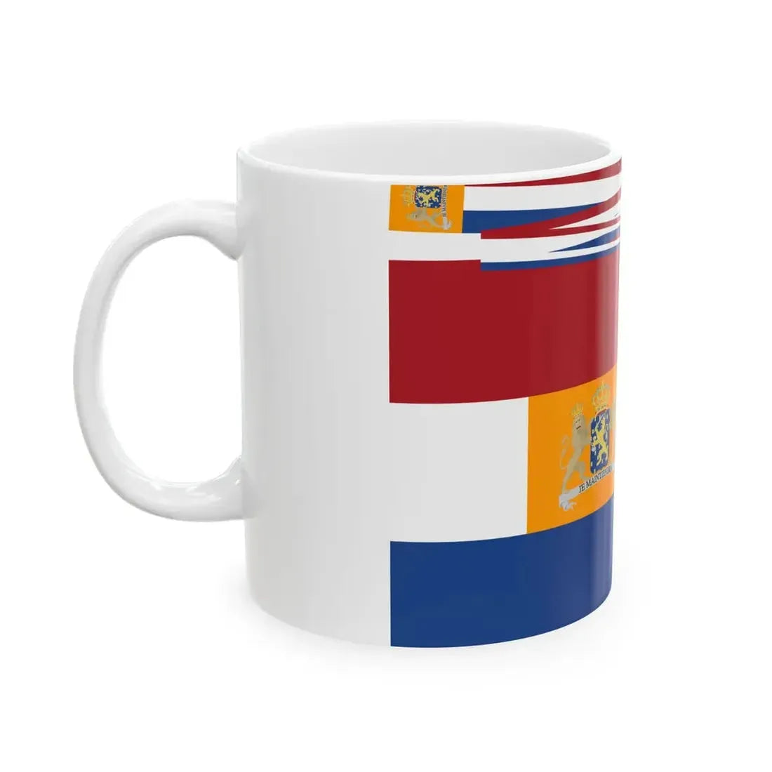 Prins Koninklijke Huis vlag en wimpel Nederland 1898-1908 (Netherlands) White Coffee Mug - Go Mug Yourself