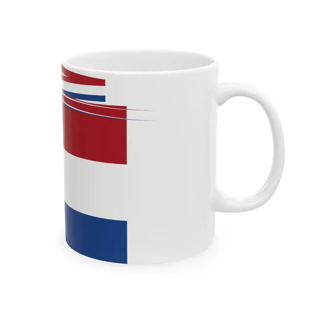 Prins Koninklijke Huis vlag en wimpel Nederland 1898-1908 (Netherlands) White Coffee Mug - Go Mug Yourself