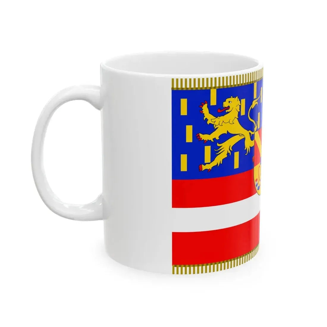 Prins Willem V standaard (Netherlands) White Coffee Mug - Go Mug Yourself