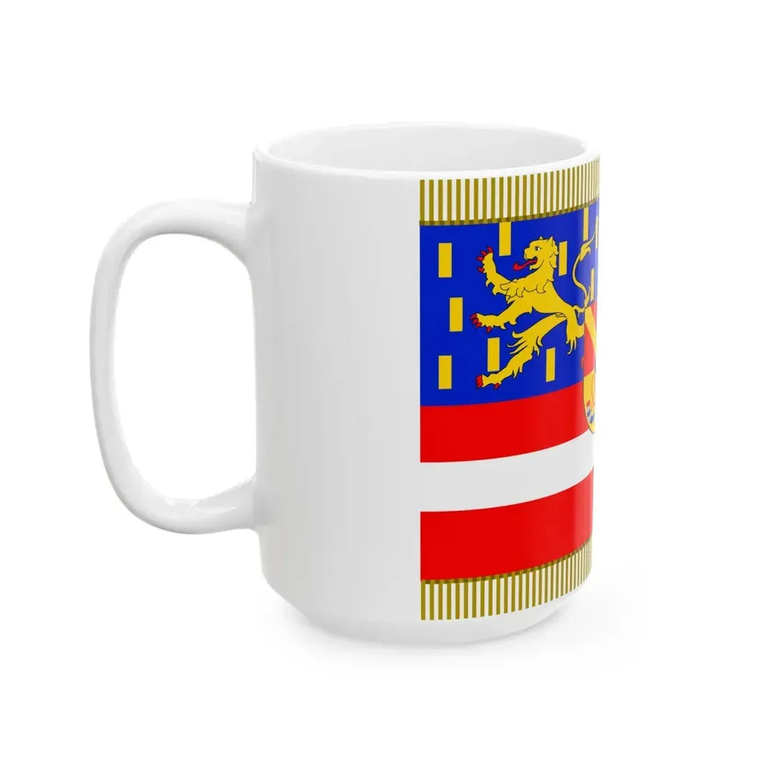 Prins Willem V standaard (Netherlands) White Coffee Mug - Go Mug Yourself