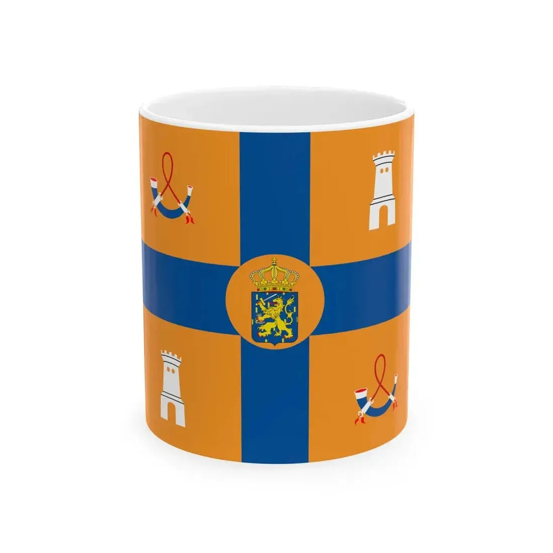 Prinsen der Nederlanden standaard (Netherlands) White Coffee Mug 11oz - Go Mug Yourself