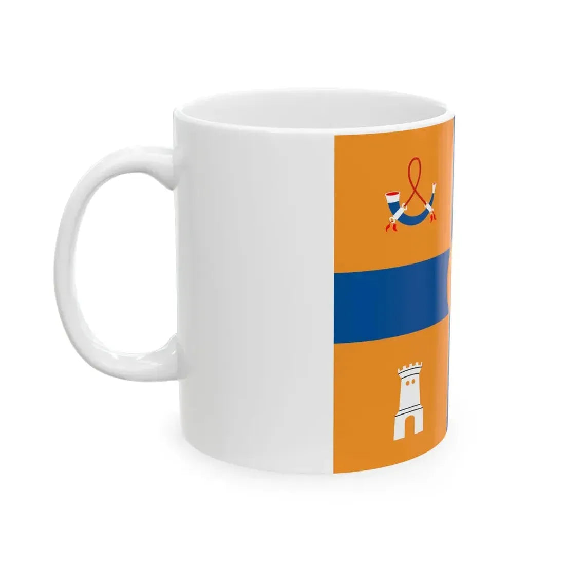Prinsen der Nederlanden standaard (Netherlands) White Coffee Mug - Go Mug Yourself