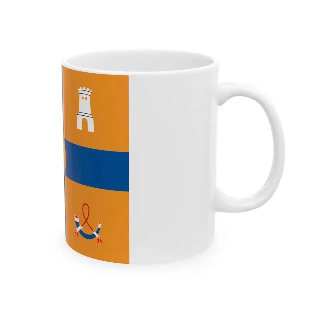 Prinsen der Nederlanden standaard (Netherlands) White Coffee Mug - Go Mug Yourself
