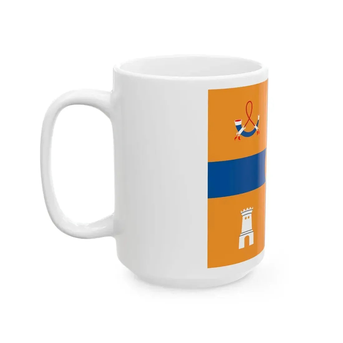 Prinsen der Nederlanden standaard (Netherlands) White Coffee Mug - Go Mug Yourself
