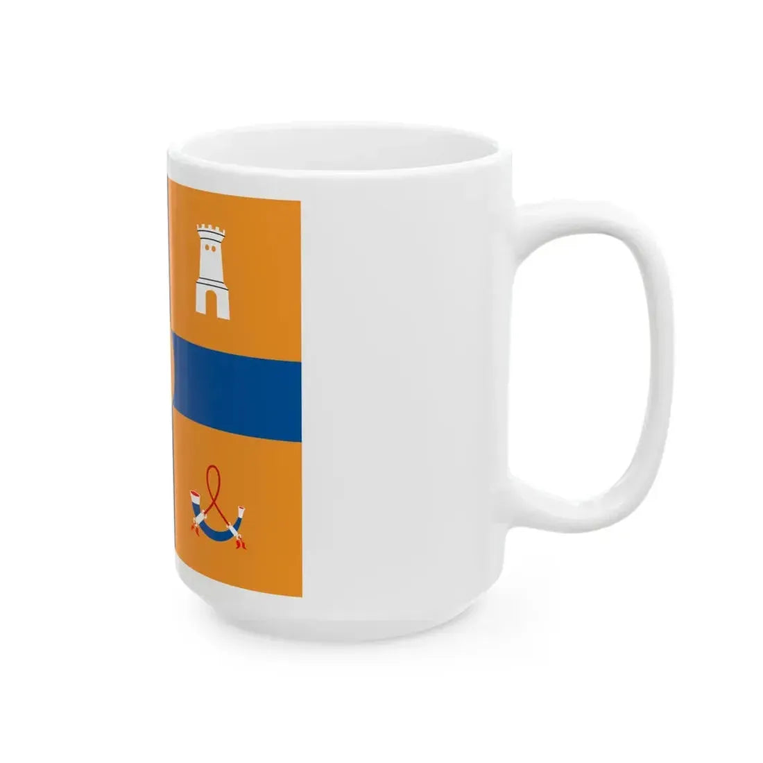 Prinsen der Nederlanden standaard (Netherlands) White Coffee Mug - Go Mug Yourself