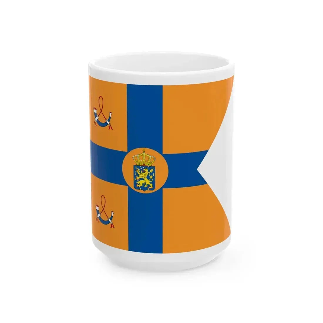Prinses Marie der Nederlanden vlag (Netherlands) White Coffee Mug 15oz - Go Mug Yourself