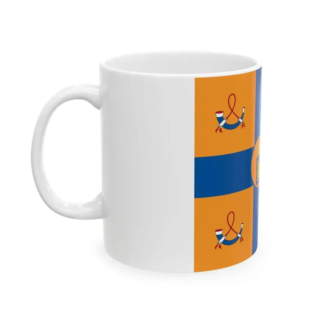Prinses Marie der Nederlanden vlag (Netherlands) White Coffee Mug - Go Mug Yourself