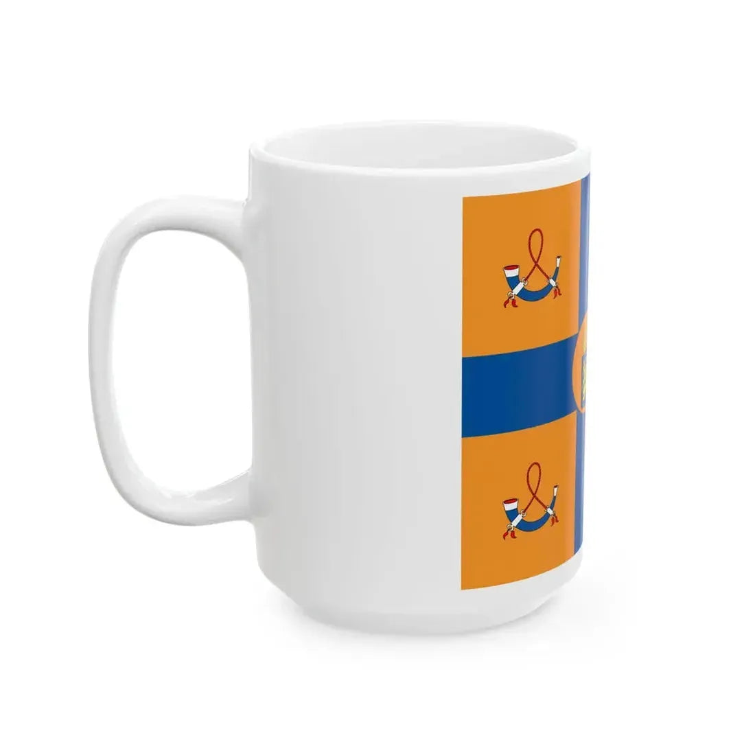 Prinses Marie der Nederlanden vlag (Netherlands) White Coffee Mug - Go Mug Yourself