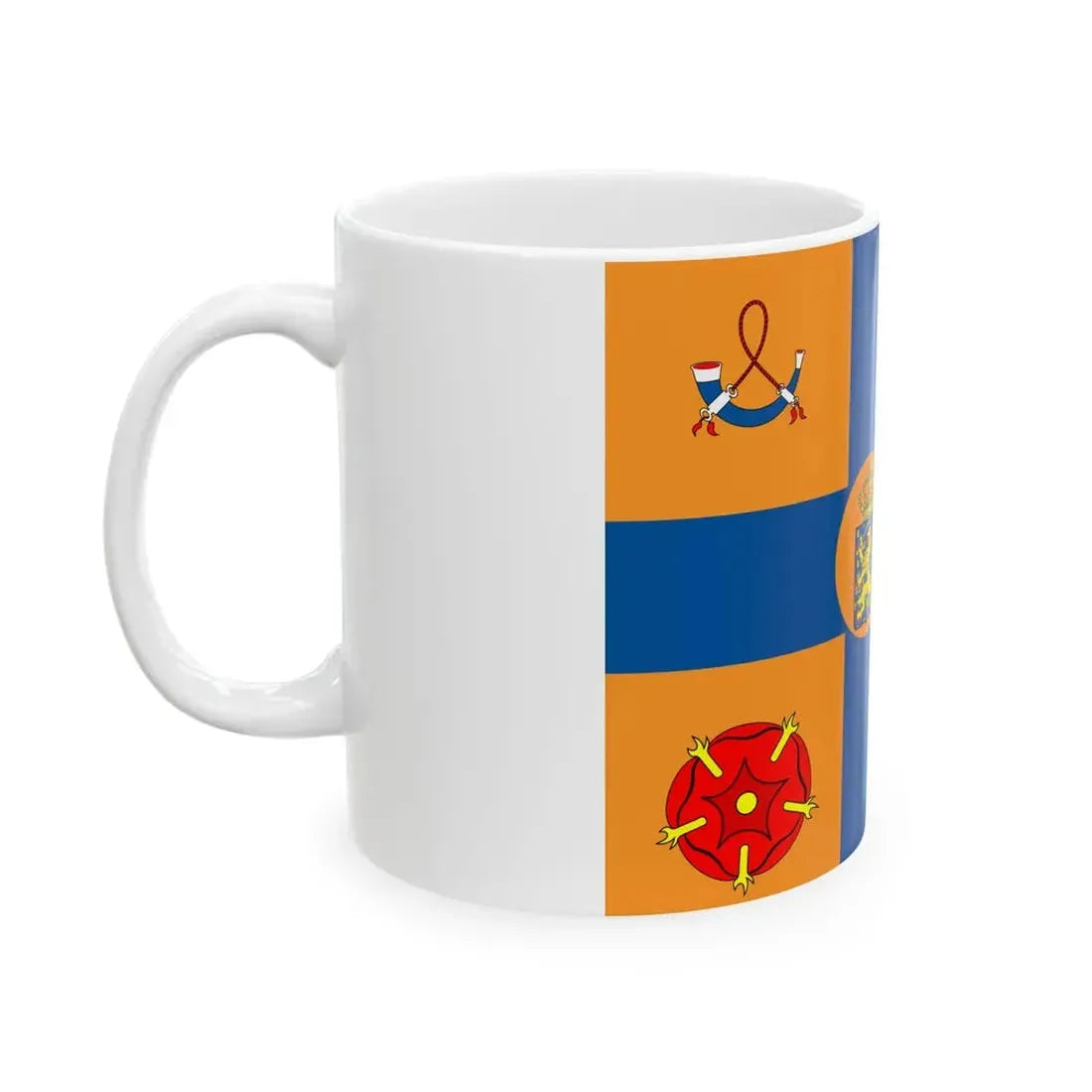 Prinsessen der Nederlanden dochters van Juliana vlag (Netherlands) White Coffee Mug - Go Mug Yourself