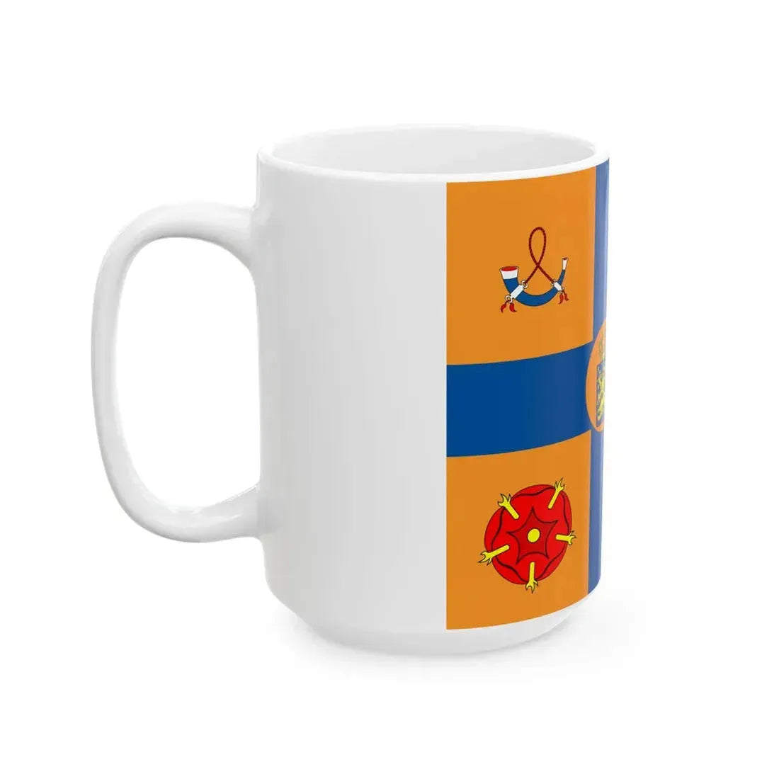 Prinsessen der Nederlanden dochters van Juliana vlag (Netherlands) White Coffee Mug - Go Mug Yourself