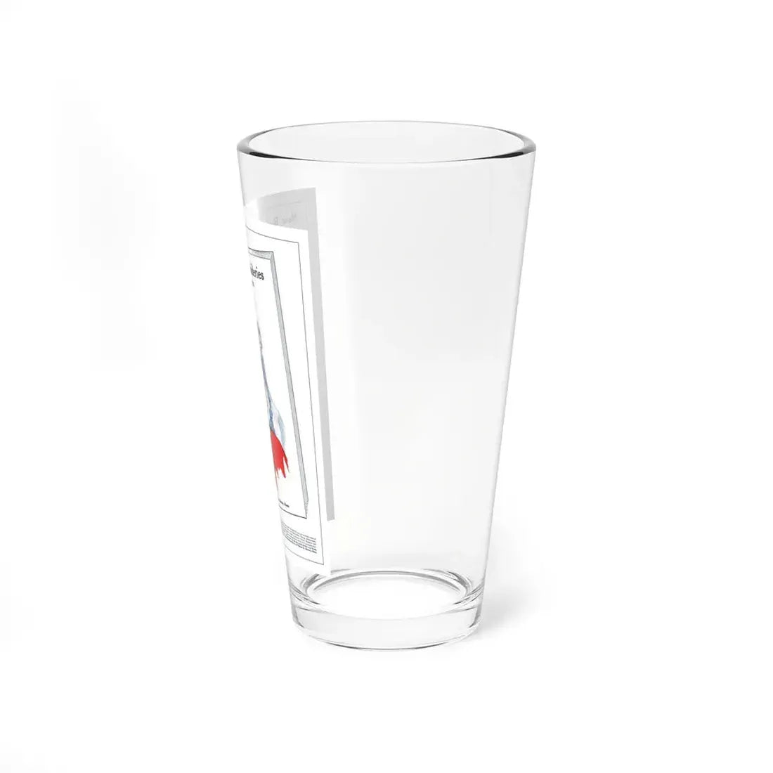 Priscilla Embroideries adv, The Modern Priscilla, June 1916 (Magazine Illustration) Pint Glass 16oz - Go Mug Yourself