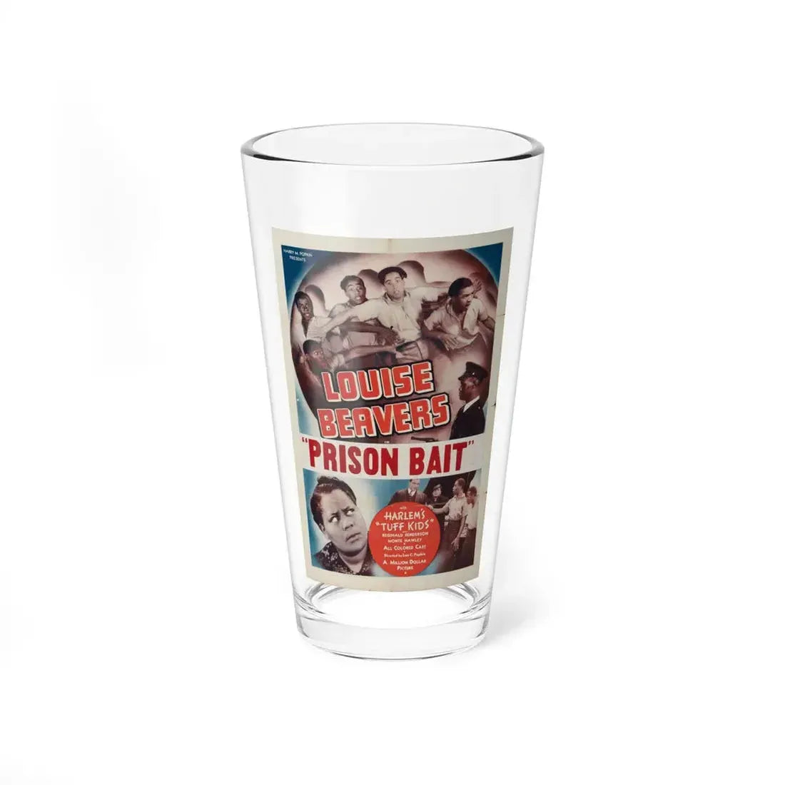 PRISON BAIT (REFORM SCHOOL) 1939 Movie Poster - Pint Glass 16oz 16oz - Go Mug Yourself