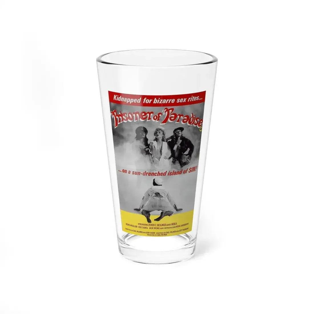 PRISONER OF PARADISE 1980 Movie Poster - Pint Glass 16oz 16oz - Go Mug Yourself