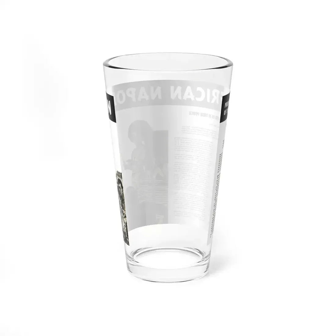 Prisoners of the African Napoleon, Man's Daring, December 1960 (Magazine Illustration) Pint Glass 16oz - Go Mug Yourself