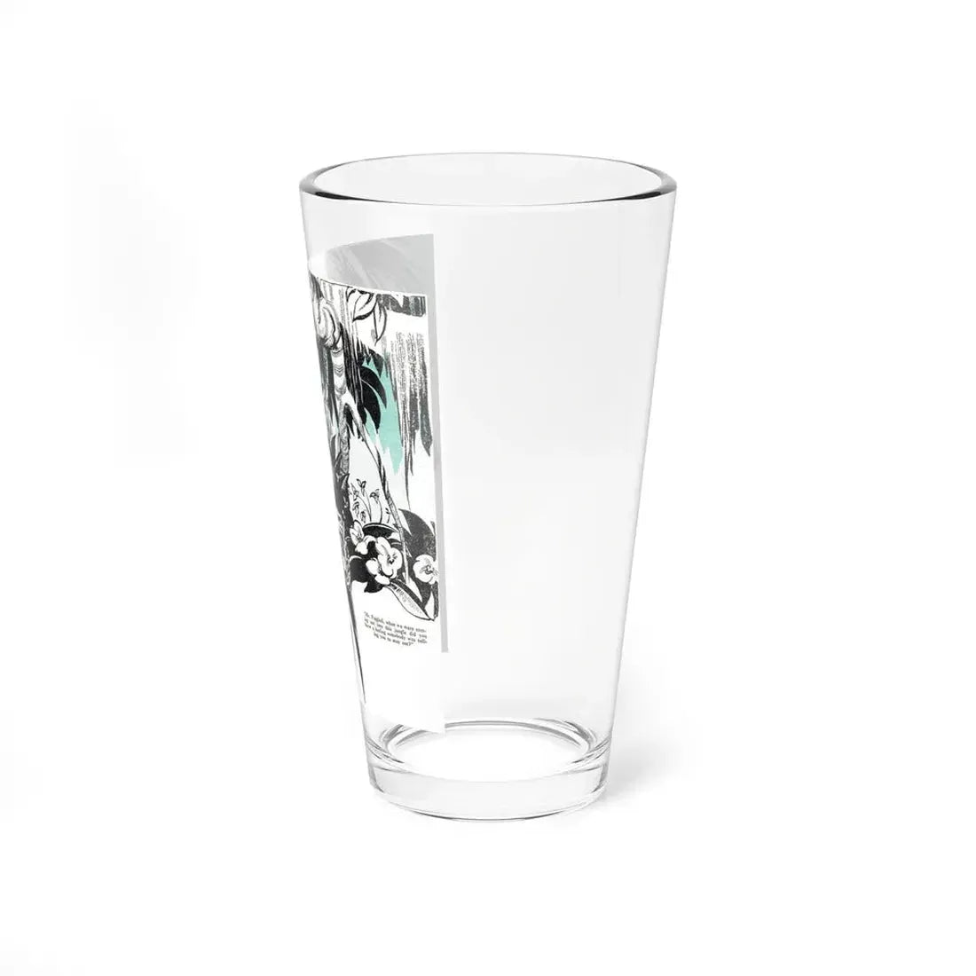 Private Jungle, The Bluebook Magazine, August 1933 (Magazine Illustration) Pint Glass 16oz - Go Mug Yourself