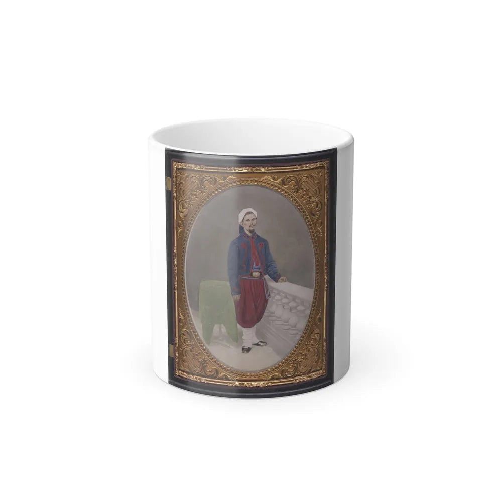 Private Louis A. Matos of Co. C, 5Th New York Infantry Regiment in Union Zouave Uniform (U.S. Civil War) Color Changing Coffee Mug 11oz-11oz-Go Mug Yourself