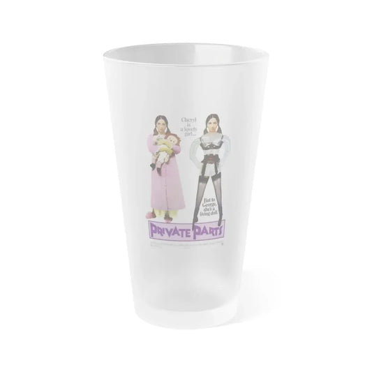 PRIVATE PARTS 1997 Movie Poster - Frosted Pint Glass 16oz Default Title - Go Mug Yourself