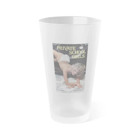 PRIVATE SCHOOLGIRLS 1983 Movie Poster - Frosted Pint Glass 16oz Default Title - Go Mug Yourself
