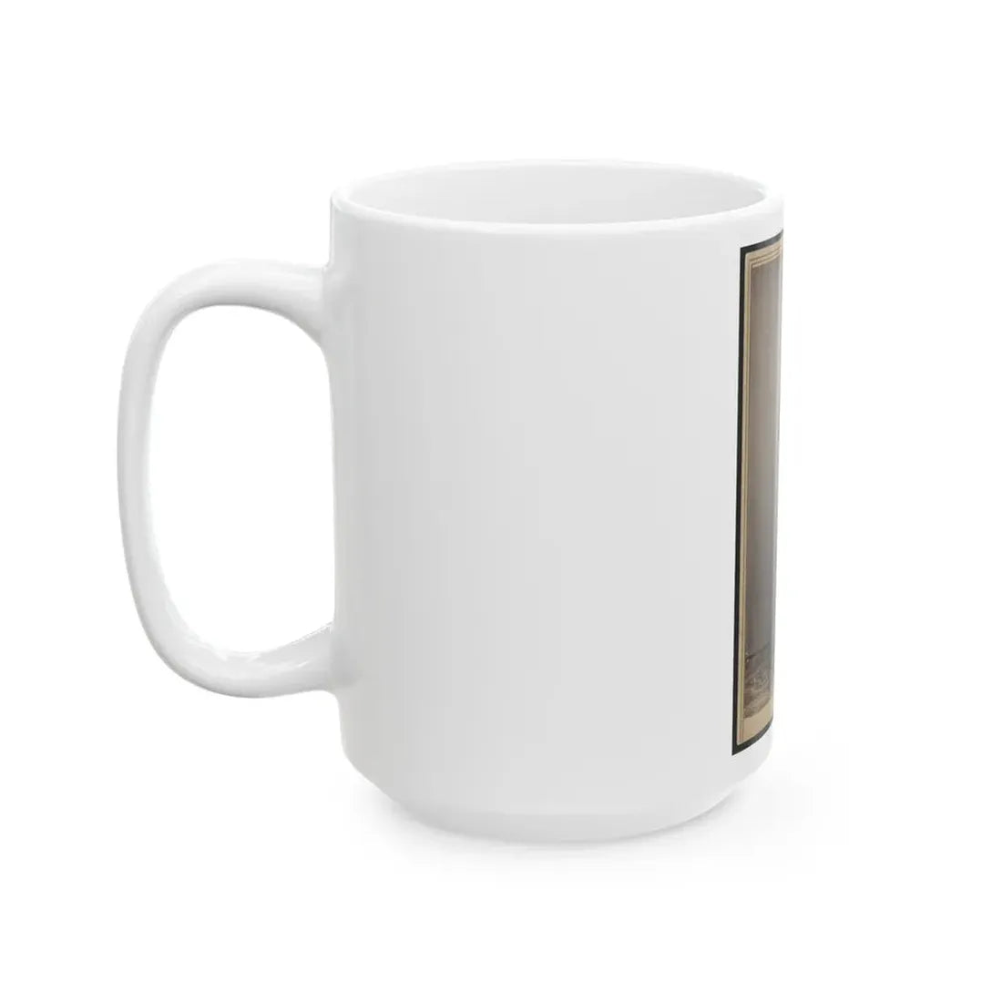 Private William Sargent Of Co. E, 53rd Pennsylvania Infantry Regiment, In Uniform, After The Amputation Of Both Arms (U.S. Civil War) White Coffee Mug - Go Mug Yourself