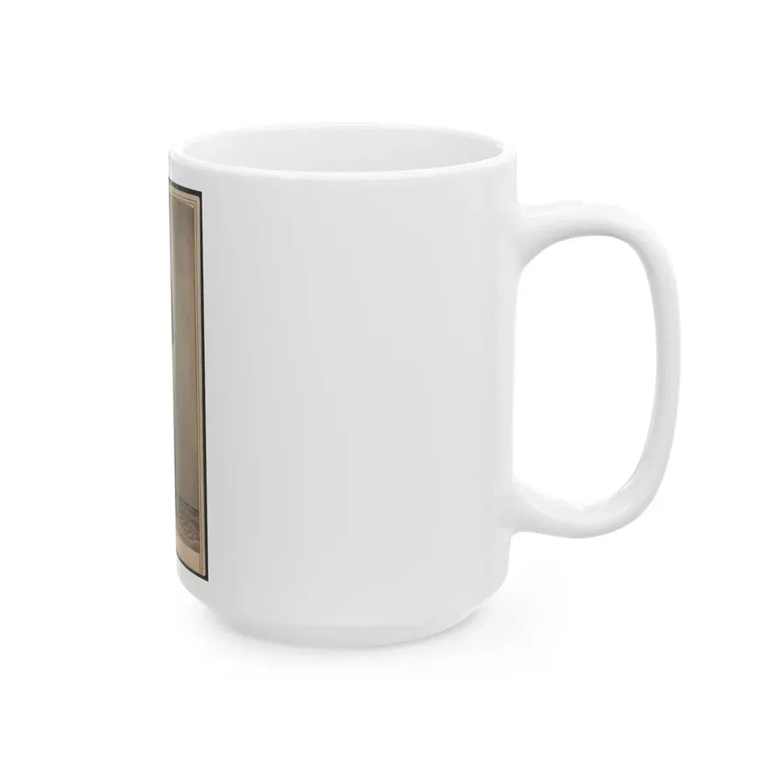 Private William Sargent Of Co. E, 53rd Pennsylvania Infantry Regiment, In Uniform, After The Amputation Of Both Arms (U.S. Civil War) White Coffee Mug - Go Mug Yourself