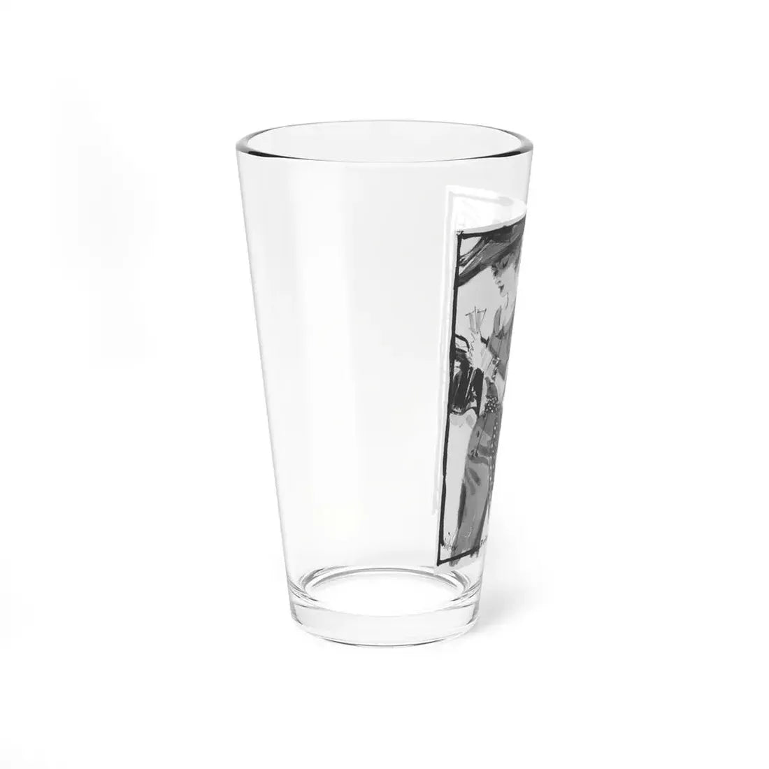 Prize Theater ad, 1956 (Magazine Illustration) Pint Glass 16oz - Go Mug Yourself