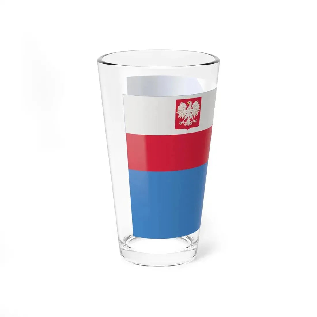 PRL Bandera pjp (Poland) Pint Glass 16oz - Go Mug Yourself
