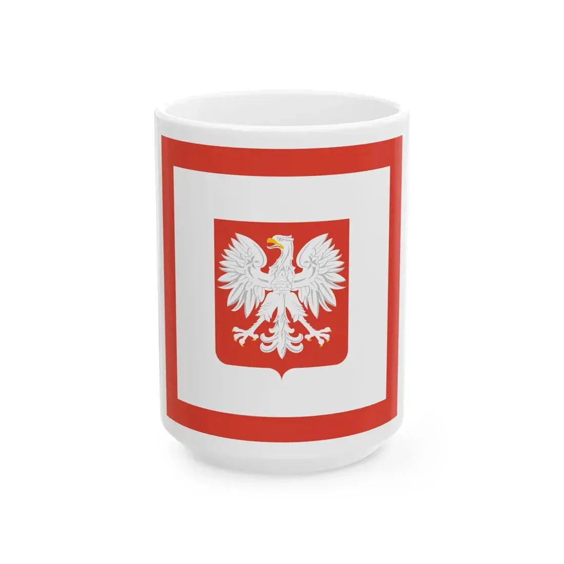 PRL Navy Coastal Units flag 61-90 (Poland) White Coffee Mug 15oz - Go Mug Yourself