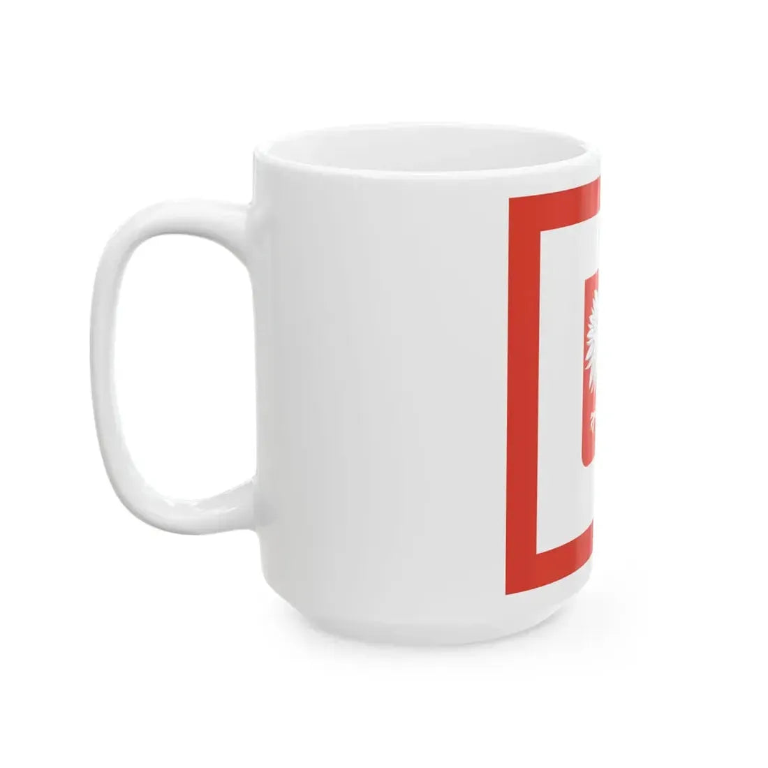 PRL Navy Coastal Units flag 61-90 (Poland) White Coffee Mug - Go Mug Yourself