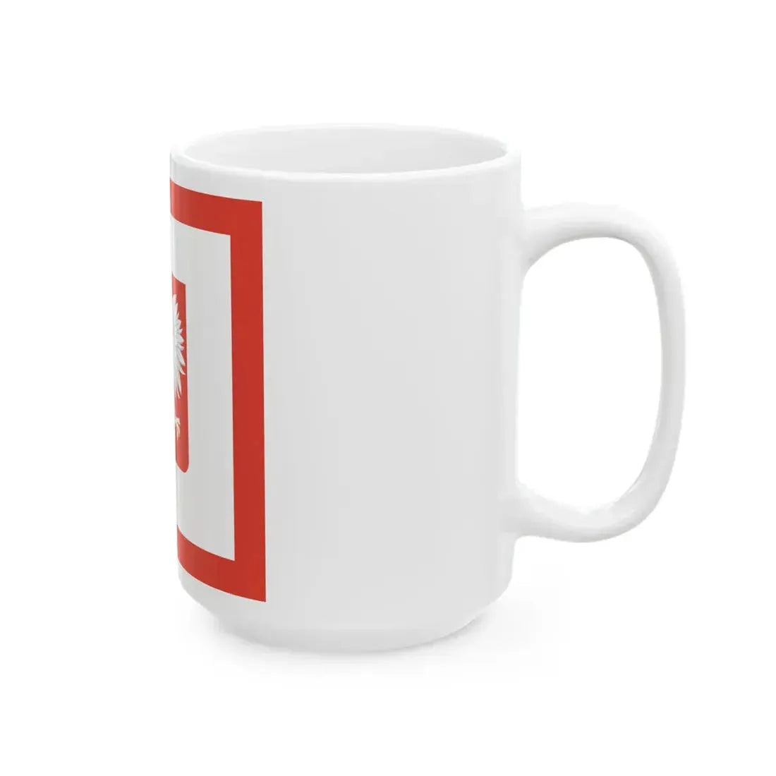 PRL Navy Coastal Units flag 61-90 (Poland) White Coffee Mug - Go Mug Yourself