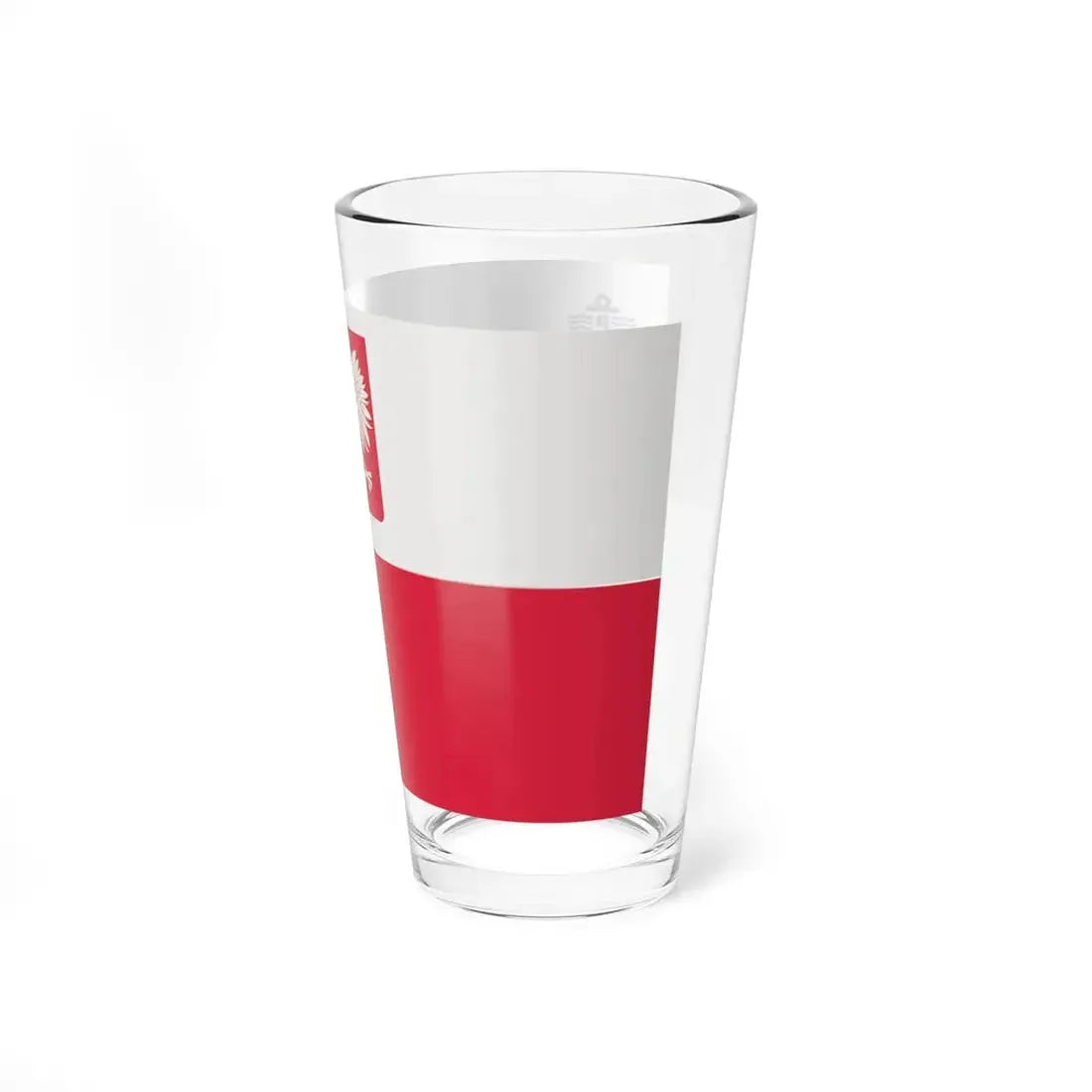 PRL PZZ ensign (Poland) Pint Glass 16oz - Go Mug Yourself