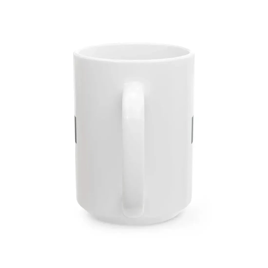 PRL service flag black (Poland) White Coffee Mug - Go Mug Yourself