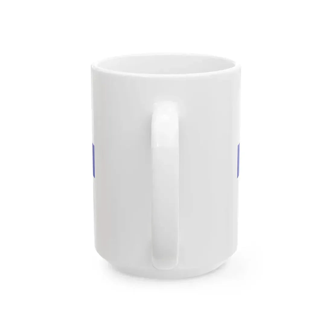 PRL service flag blue (Poland) White Coffee Mug - Go Mug Yourself