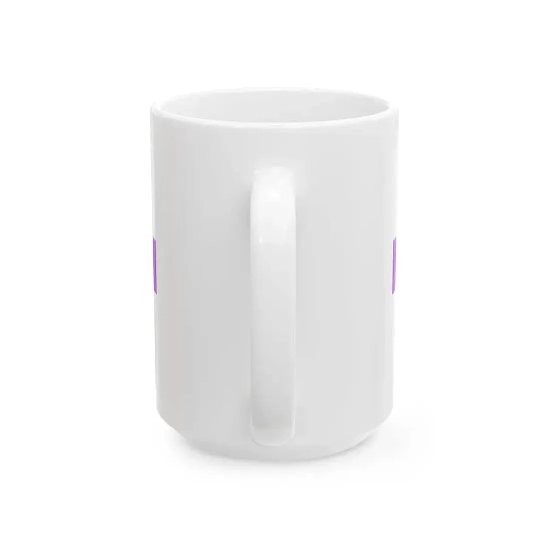 PRL service flag violet (Poland) White Coffee Mug - Go Mug Yourself