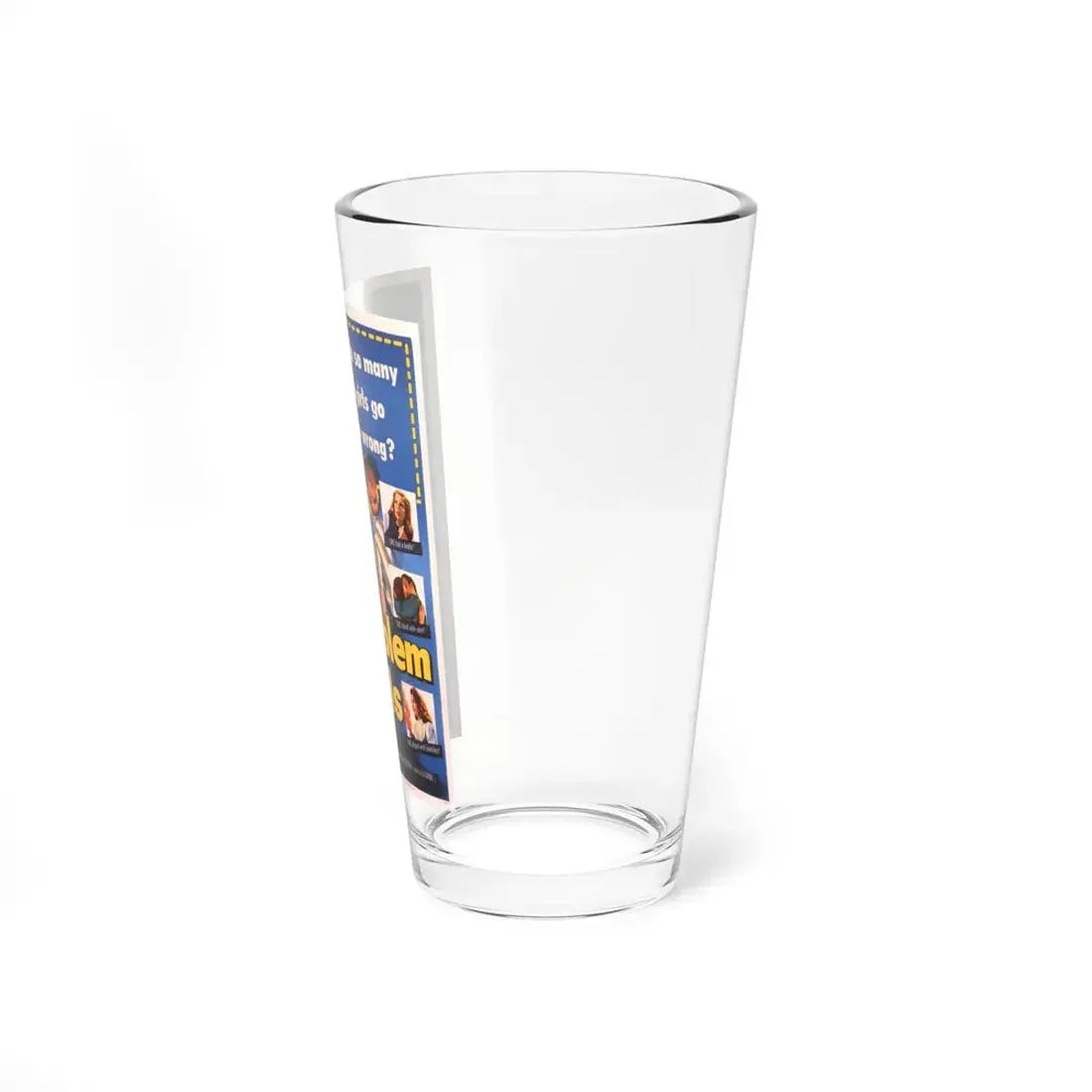 PROBLEM GIRLS 1953 Movie Poster - Pint Glass 16oz - Go Mug Yourself