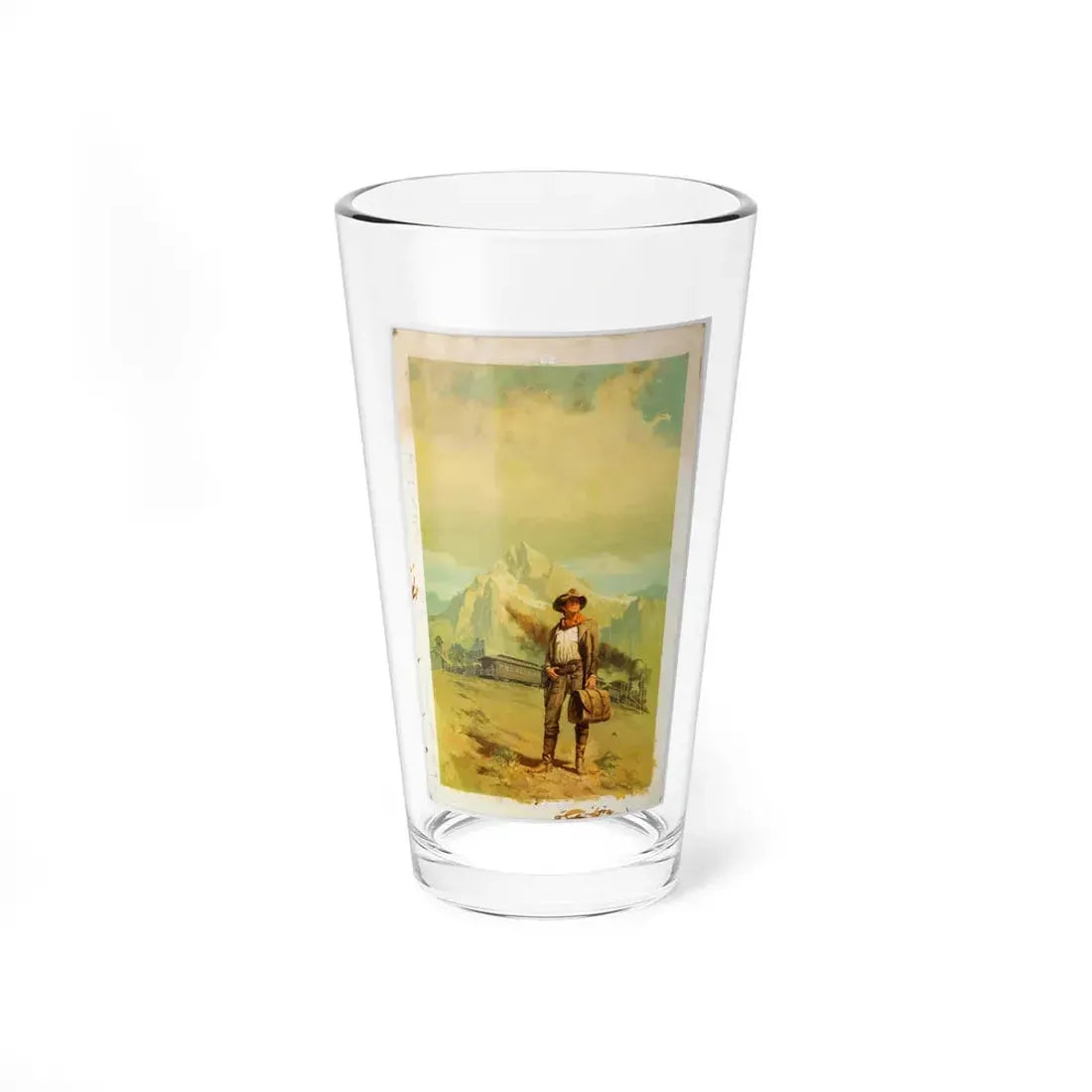 Prodigal Gunfighter, Paperback Novel Cover (Penguin Publishing, 1976) - Pint Glass 16oz 16oz - Go Mug Yourself