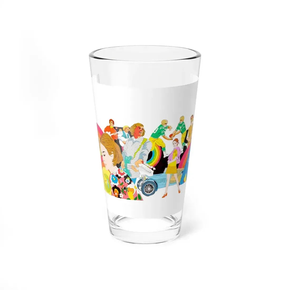 Production Art 1 (undated) (Magazine Illustration) Pint Glass 16oz 16oz - Go Mug Yourself