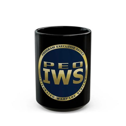 Program Executive Office IWS (U.S. Navy) Black Coffee Mug 15oz - Go Mug Yourself